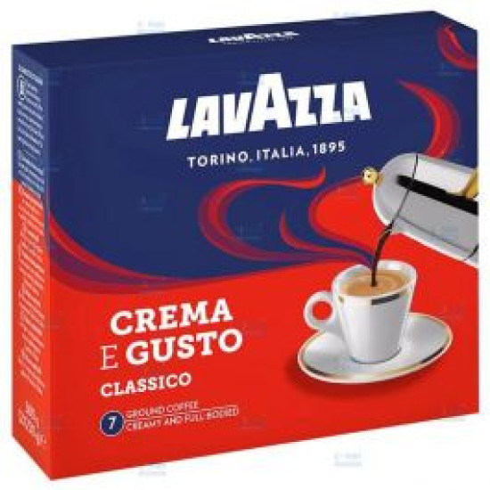 Cafea macinata Lavazza Crema e Gusto 2X250g