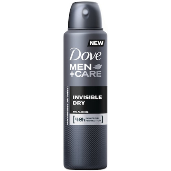 Deodorant antiperspirant spray Dove Men Invisible Dry 150 ml