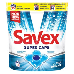 Detergent Capsule Savex Ultra Bright 15 Capsule