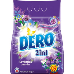 Detergent pudra automat Dero Levantica 2in 1 40 spalari 4 kg