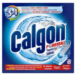 Detergent Tablete anticalcar 3in1 Calgon Powerball 15 bucati