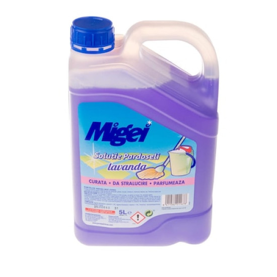 Detergent universal pentru pardoseala cu parfum de lavanda Migei Asevi 5L