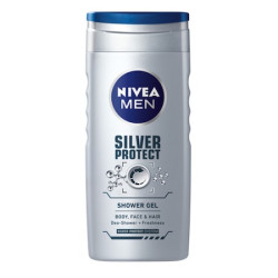 Gel de dus Nivea Men 3 in 1 Silver Protect 500ml
