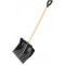Lopata zapada plastic neagru maner lemn 50 x 40 x 95 cm