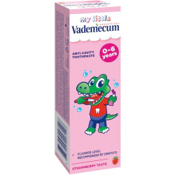 Pasta de dinti Vademecum Junior Capsuni 0-6 ani 50 ml