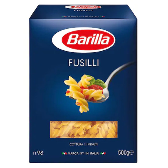 Paste Barilla Fusili N98 500g