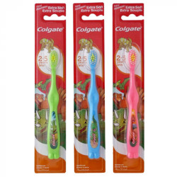 Periuta de dinti Colgate Kids verde/roz/albastra/buc varsta 2+