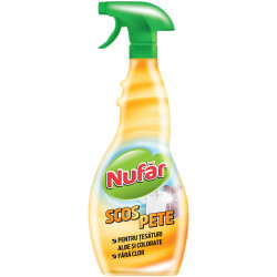 Solutie pentru indepartat pete tesaturi albe si colorate Nufar 500ml