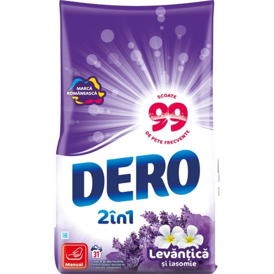 Detergent manual pudra Dero Levantica si Iasomie 1.4 kg