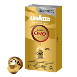 Lavazza Qualita Oro 10 Capsule 55GR Aluminiu, Compatibile Nespresso