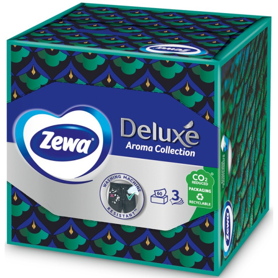 Servetele faciale Zewa Aroma Collection, 3 straturi, 60 bucati