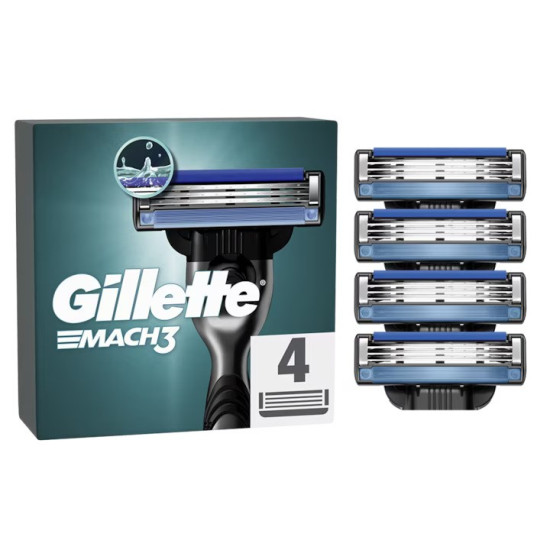 Set Rezerve aparat de ras Gillette Mach3 4buc