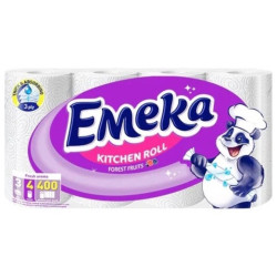 Prosop de bucatarie Emeka Forest Fruit, 3 straturi, 4 role