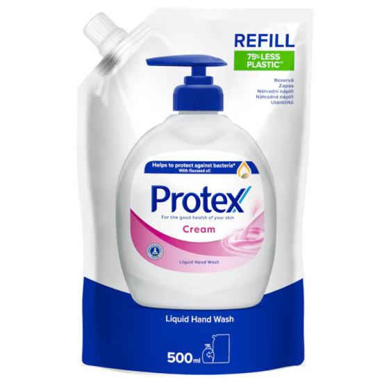 Protex Cream, rezerva sapun lichid antibacterian, 500 ml