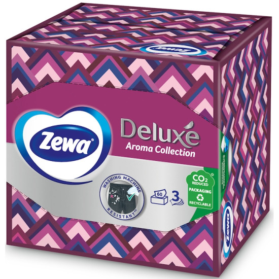 Servetele faciale Zewa Aroma Collection, 3 straturi, 60 bucati
